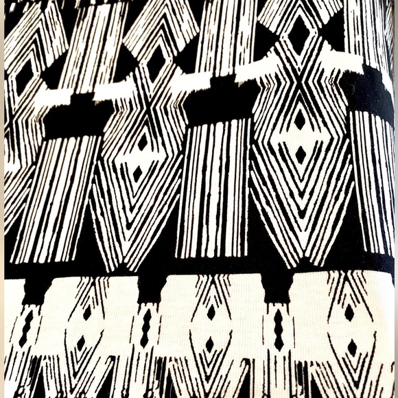 🖤RAFAELLA🖤 AZTEC PRINT OPEN FRONT TUNIC CARDIGAN BLAZER JACKET NWOT - Picture 6 of 6